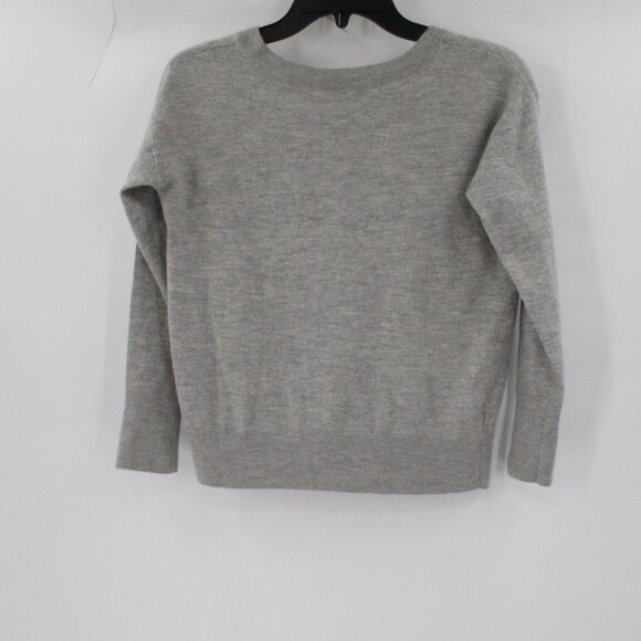 James Perse Sweater Womens 1 Cashmere Long Sleeve Pullover jumper gray knit - Picture 1 of 9